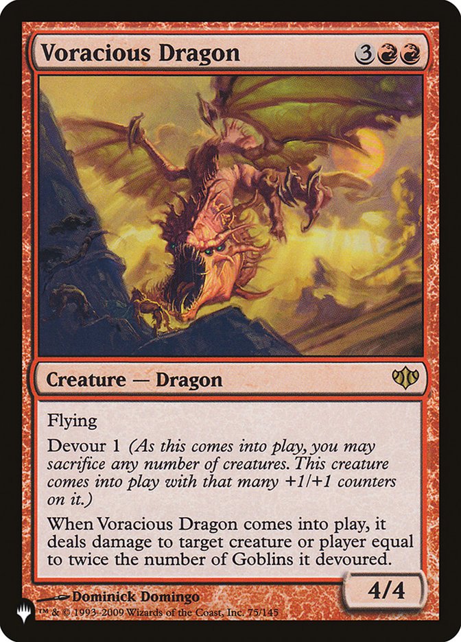 Voracious Dragon [The List] | Fandemonia Ltd