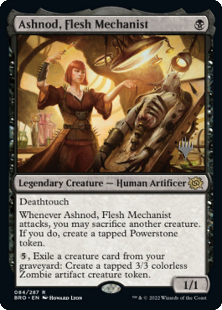 Ashnod, Flesh Mechanist (Promo Pack) [The Brothers' War Promos] | Fandemonia Ltd