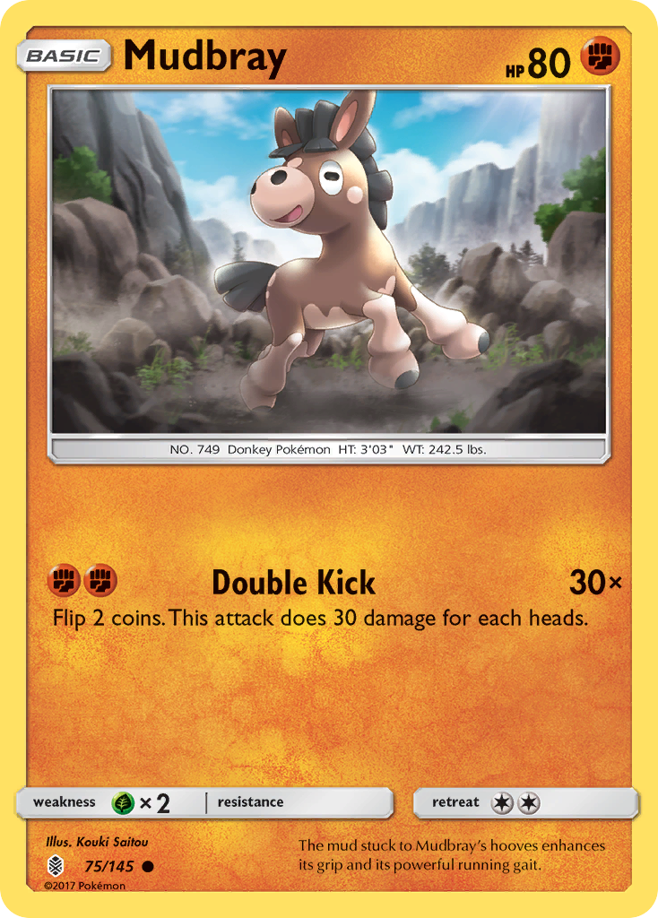 Mudbray (75/145) [Sun & Moon: Guardians Rising] | Fandemonia Ltd