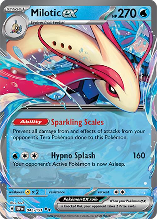 Milotic ex (042/191) [Scarlet & Violet: Surging Sparks] | Fandemonia Ltd