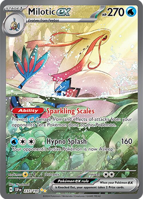 Milotic ex (237/191) [Scarlet & Violet: Surging Sparks] | Fandemonia Ltd