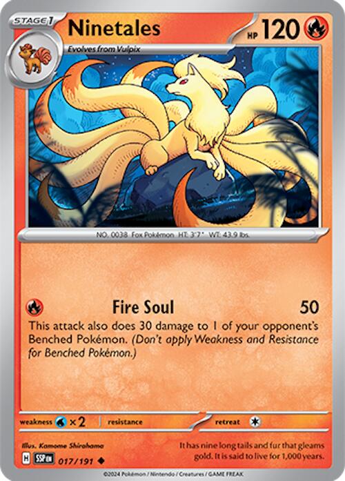 Ninetales (017/191) [Scarlet & Violet: Surging Sparks] | Fandemonia Ltd