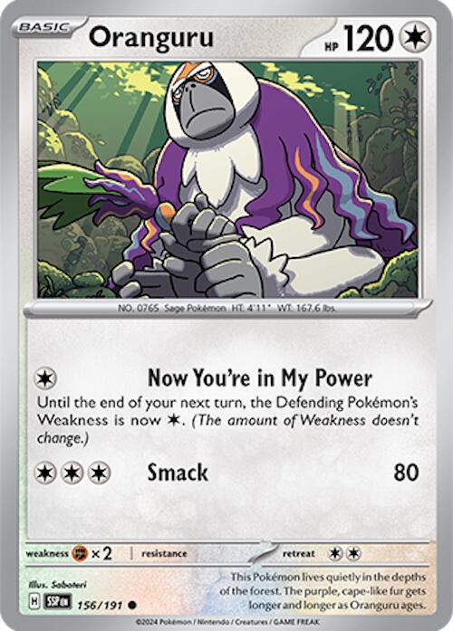 Oranguru (156/191) [Scarlet & Violet: Surging Sparks] | Fandemonia Ltd