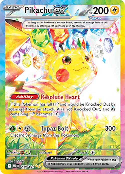 Pikachu ex (238/191) [Scarlet & Violet: Surging Sparks] | Fandemonia Ltd