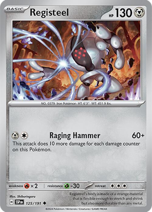 Registeel (125/191) [Scarlet & Violet: Surging Sparks] | Fandemonia Ltd