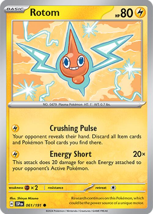 Rotom (061/191) [Scarlet & Violet: Surging Sparks] | Fandemonia Ltd