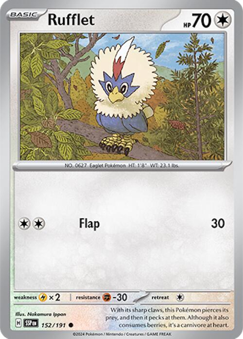 Rufflet (152/191) [Scarlet & Violet: Surging Sparks] | Fandemonia Ltd