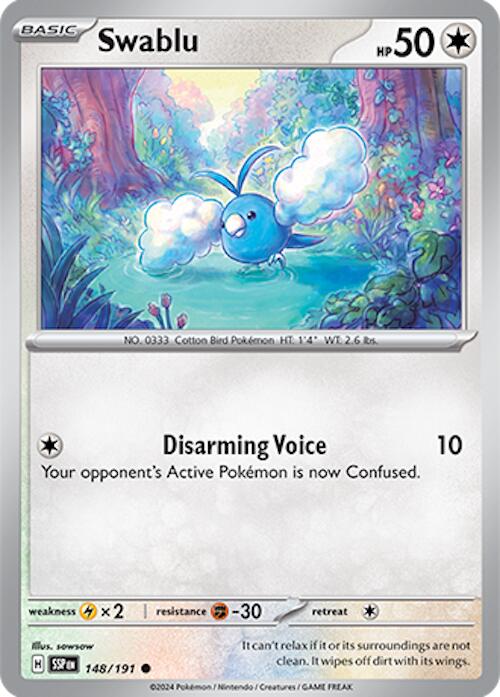 Swablu (148/191) [Scarlet & Violet: Surging Sparks] | Fandemonia Ltd