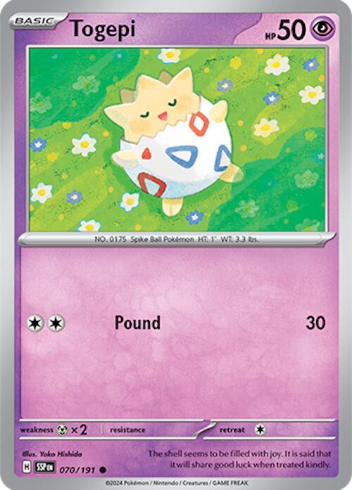 Togepi (070/191) [Scarlet & Violet: Surging Sparks] | Fandemonia Ltd