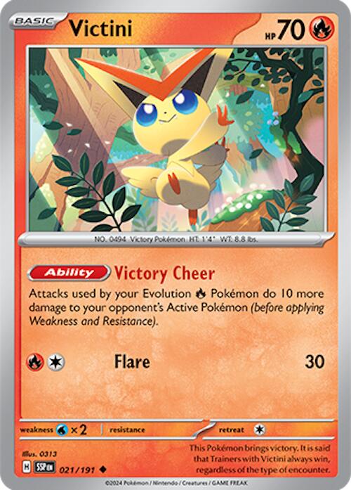 Victini (021/191) [Scarlet & Violet: Surging Sparks] | Fandemonia Ltd