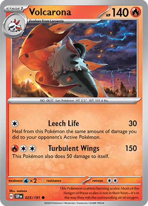 Volcarona (025/191) [Scarlet & Violet: Surging Sparks] | Fandemonia Ltd