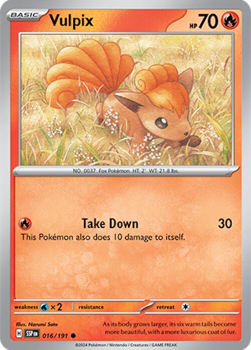 Vulpix (016/191) [Scarlet & Violet: Surging Sparks] | Fandemonia Ltd