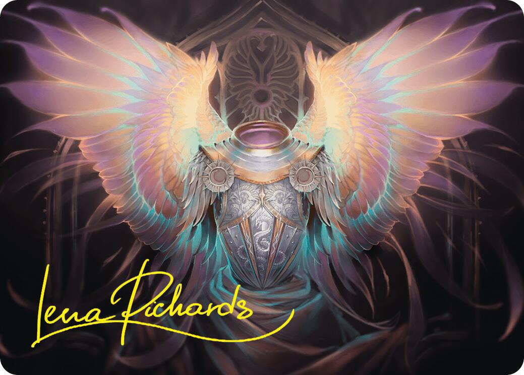 Celestial Armor Art Card (2/54) (Gold-Stamped Signature) [Foundations Art Series] | Fandemonia Ltd