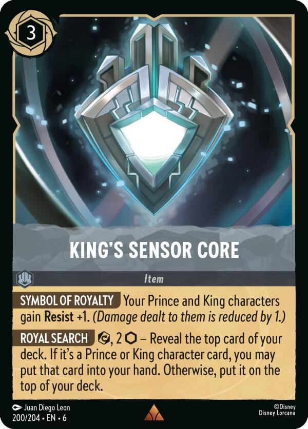 King's Sensor Core (200/204) [Azurite Sea] | Fandemonia Ltd