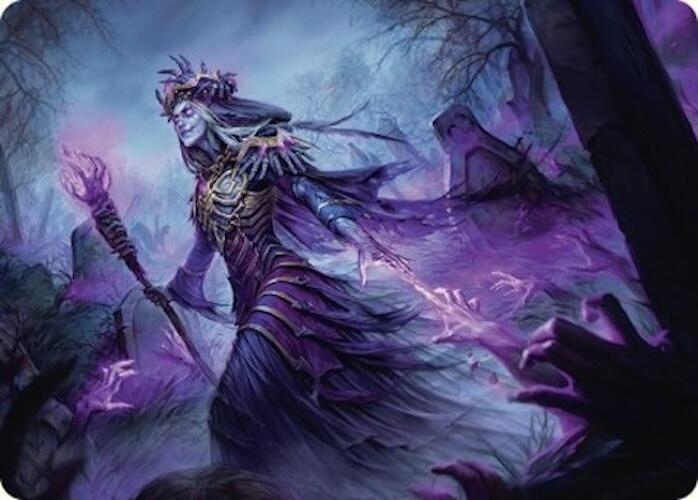 Zul Ashur, Lich Lord Art Card (10/54) [Foundations Art Series] | Fandemonia Ltd