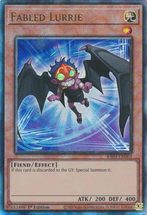 Fabled Lurrie (UTR) [RA03-EN003] Prismatic Ultimate Rare | Fandemonia Ltd