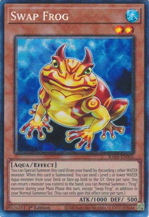 Swap Frog (CR) [RA03-EN005] Prismatic Collector's Rare | Fandemonia Ltd