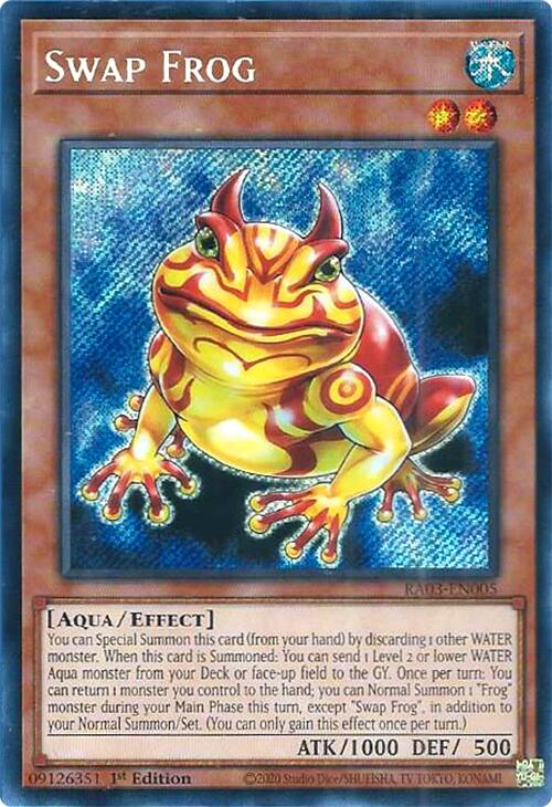 Swap Frog (Secret Rare) [RA03-EN005] Secret Rare | Fandemonia Ltd