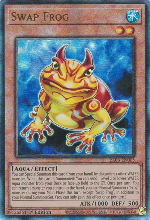 Swap Frog (UTR) [RA03-EN005] Prismatic Ultimate Rare | Fandemonia Ltd