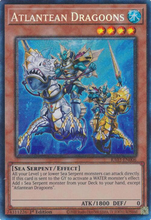 Atlantean Dragoons (CR) [RA03-EN006] Prismatic Collector's Rare | Fandemonia Ltd