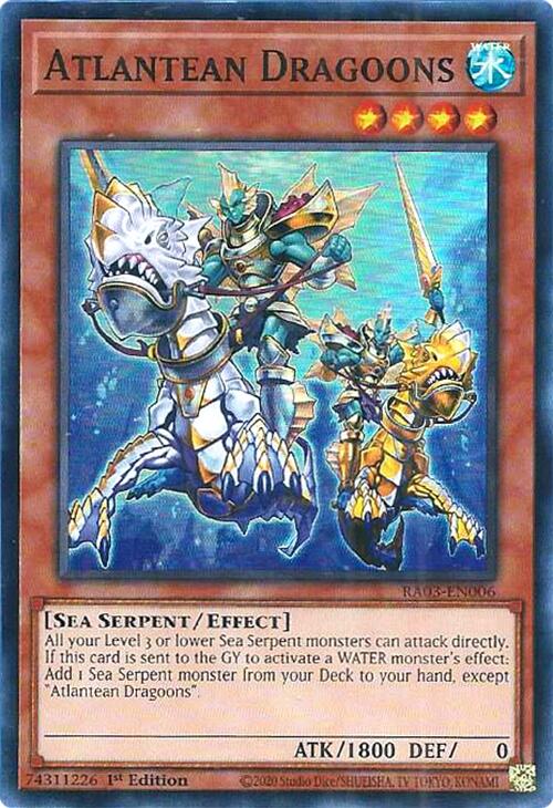 Atlantean Dragoons [RA03-EN006] Super Rare | Fandemonia Ltd