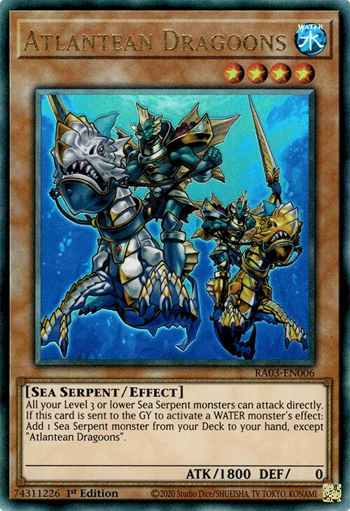 Atlantean Dragoons (UTR) [RA03-EN006] Prismatic Ultimate Rare | Fandemonia Ltd