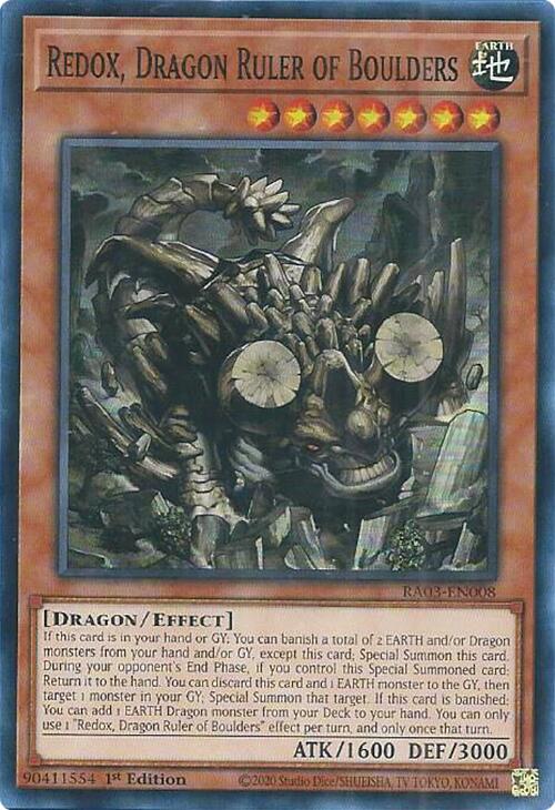 Redox, Dragon Ruler of Boulders [RA03-EN008] Super Rare | Fandemonia Ltd