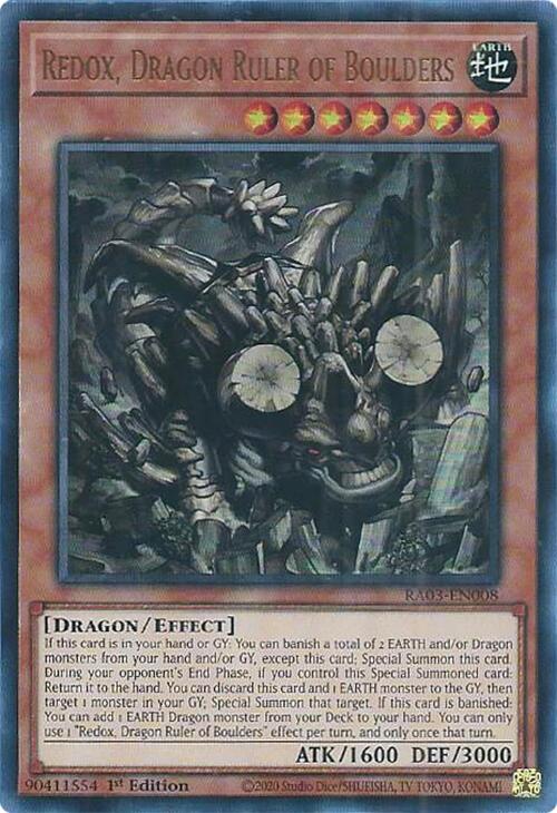 Redox, Dragon Ruler of Boulders (UR) [RA03-EN008] Ultra Rare | Fandemonia Ltd