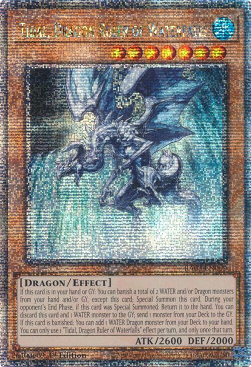 Tidal, Dragon Ruler of Waterfalls (Quarter Century Secret Rare) [RA03-EN009] Quarter Century Secret Rare | Fandemonia Ltd