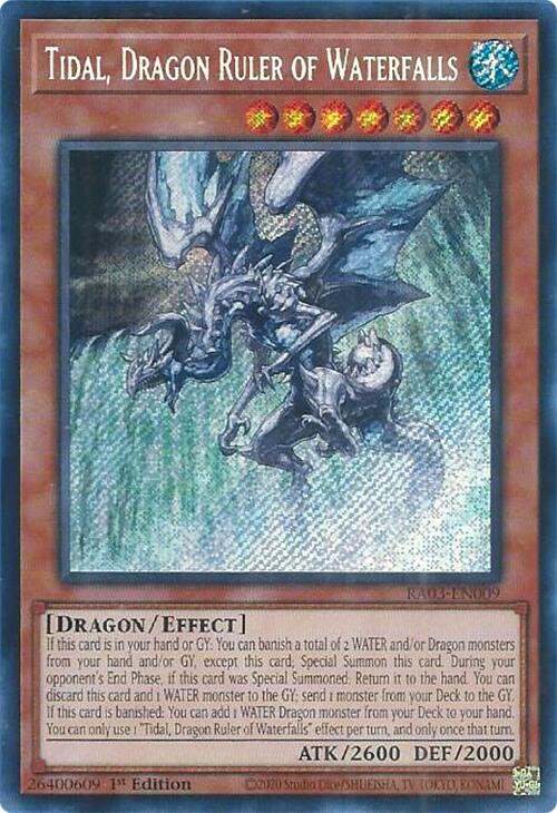 Tidal, Dragon Ruler of Waterfalls (Secret Rare) [RA03-EN009] Secret Rare | Fandemonia Ltd