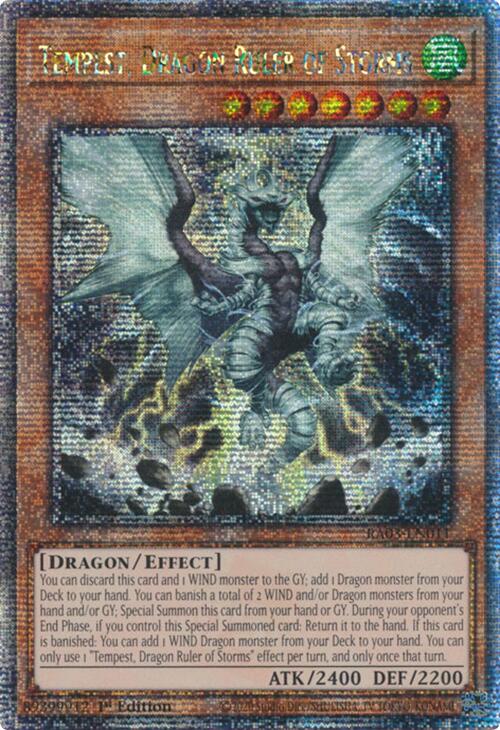 Tempest, Dragon Ruler of Storms (Quarter Century Secret Rare) [RA03-EN011] Quarter Century Secret Rare | Fandemonia Ltd