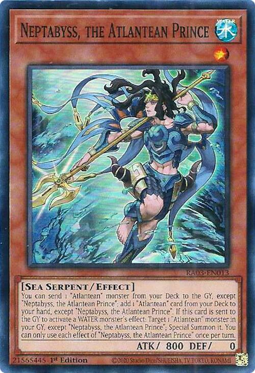 Neptabyss, the Atlantean Prince [RA03-EN013] Super Rare | Fandemonia Ltd