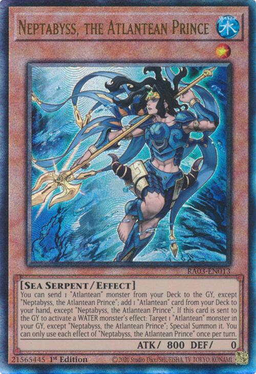 Neptabyss, the Atlantean Prince (UTR) [RA03-EN013] Prismatic Ultimate Rare | Fandemonia Ltd