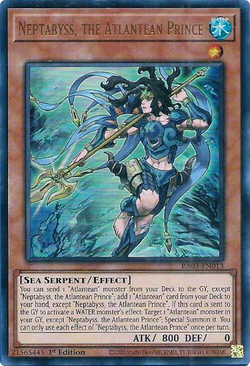 Neptabyss, the Atlantean Prince (UR) [RA03-EN013] Ultra Rare | Fandemonia Ltd