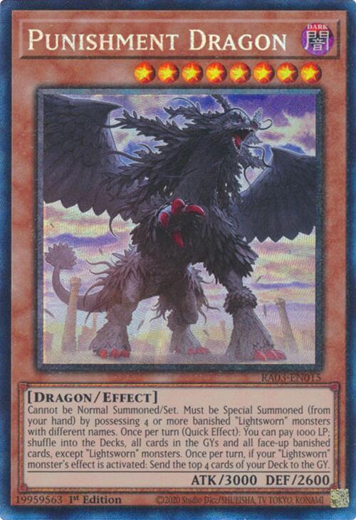 Punishment Dragon (CR) [RA03-EN015] Prismatic Collector's Rare | Fandemonia Ltd