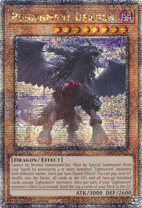 Punishment Dragon (Quarter Century Secret Rare) [RA03-EN015] Quarter Century Secret Rare | Fandemonia Ltd