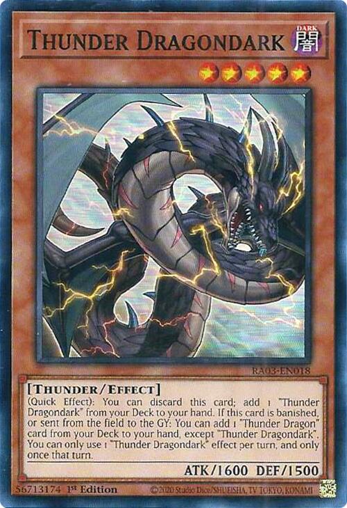 Thunder Dragondark [RA03-EN018] Super Rare | Fandemonia Ltd