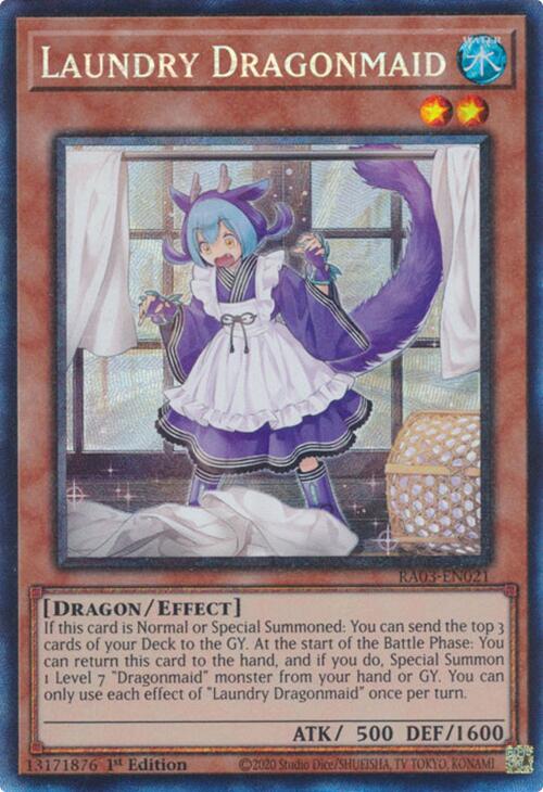 Laundry Dragonmaid (CR) [RA03-EN021] Prismatic Collector's Rare | Fandemonia Ltd