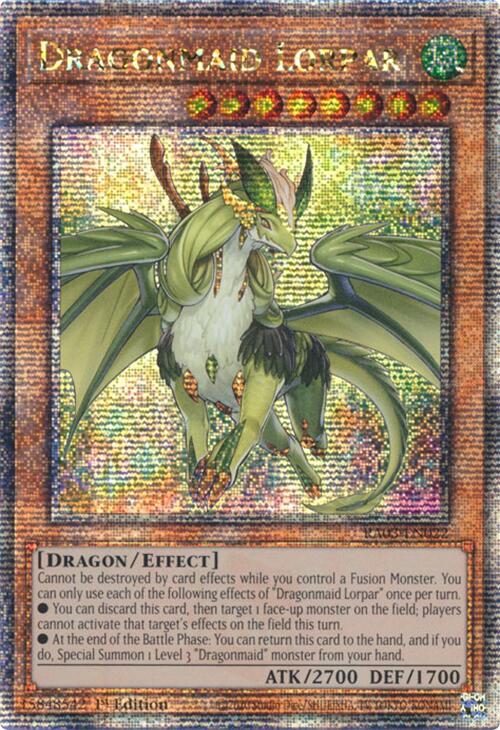 Dragonmaid Lorpar (Quarter Century Secret Rare) [RA03-EN022] Quarter Century Secret Rare | Fandemonia Ltd