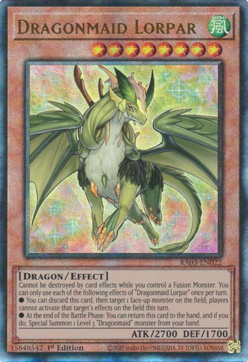 Dragonmaid Lorpar (UTR) [RA03-EN022] Prismatic Ultimate Rare | Fandemonia Ltd