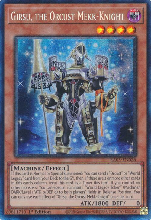 Girsu, the Orcust Mekk-Knight (CR) [RA03-EN026] Prismatic Collector's Rare | Fandemonia Ltd