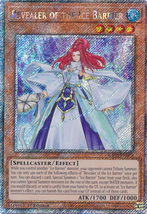 Revealer of the Ice Barrier (Platinum Secret Rare) [RA03-EN028] Platinum Secret Rare | Fandemonia Ltd