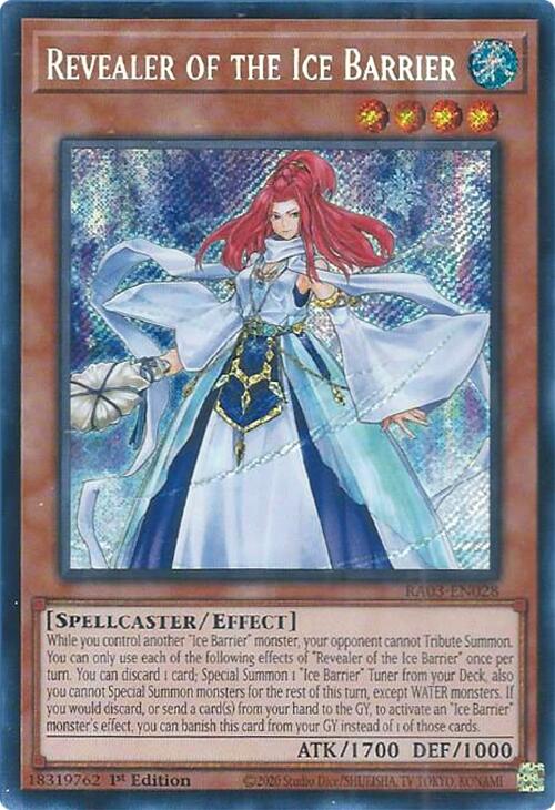 Revealer of the Ice Barrier (Secret Rare) [RA03-EN028] Secret Rare | Fandemonia Ltd