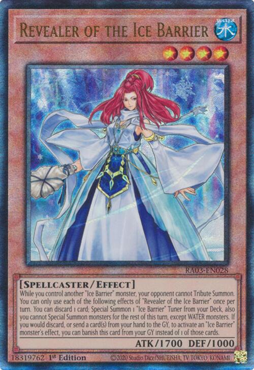 Revealer of the Ice Barrier (UTR) [RA03-EN028] Prismatic Ultimate Rare | Fandemonia Ltd