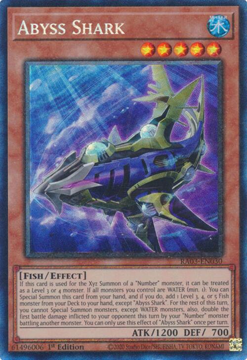 Abyss Shark (CR) [RA03-EN030] Prismatic Collector's Rare | Fandemonia Ltd