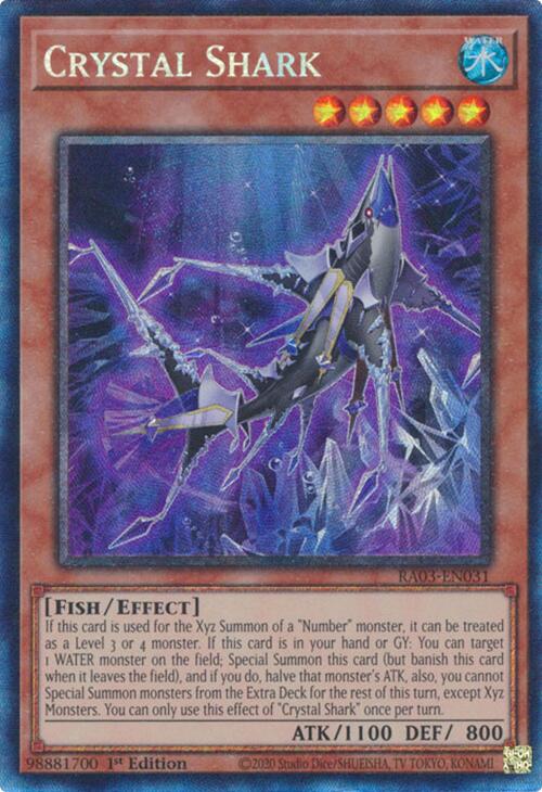 Crystal Shark (CR) [RA03-EN031] Prismatic Collector's Rare | Fandemonia Ltd