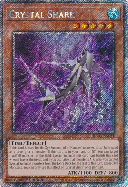 Crystal Shark (Platinum Secret Rare) [RA03-EN031] Platinum Secret Rare | Fandemonia Ltd