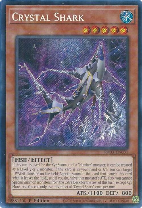 Crystal Shark (Secret Rare) [RA03-EN031] Secret Rare | Fandemonia Ltd