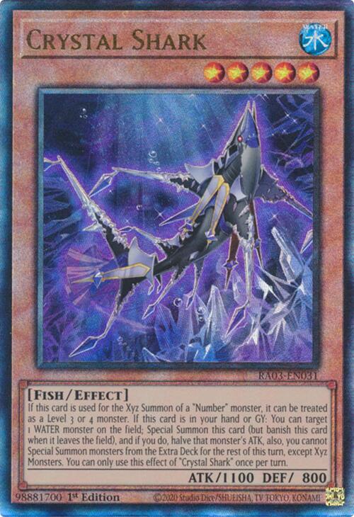 Crystal Shark (UTR) [RA03-EN031] Prismatic Ultimate Rare | Fandemonia Ltd