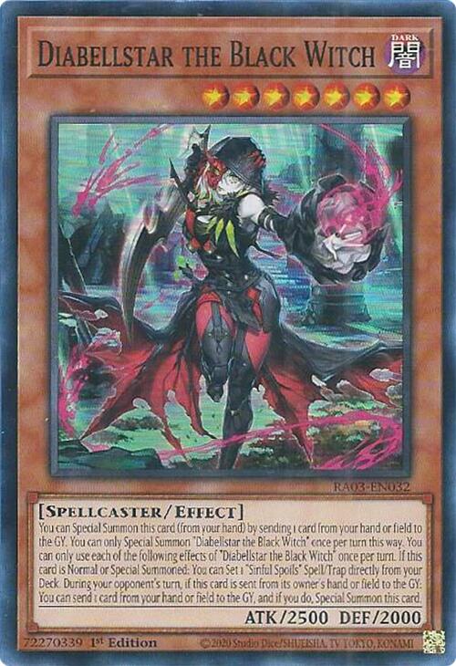 Diabellstar the Black Witch [RA03-EN032] Super Rare | Fandemonia Ltd